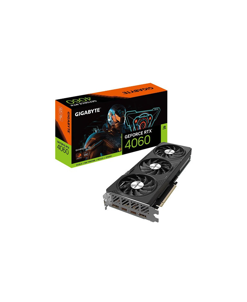 Gigabyte nVidia GeForce RTX 4060 Gaming OC-8GD GDDR6 Video Card GV-N4060GAMING OC-8GD 1.0