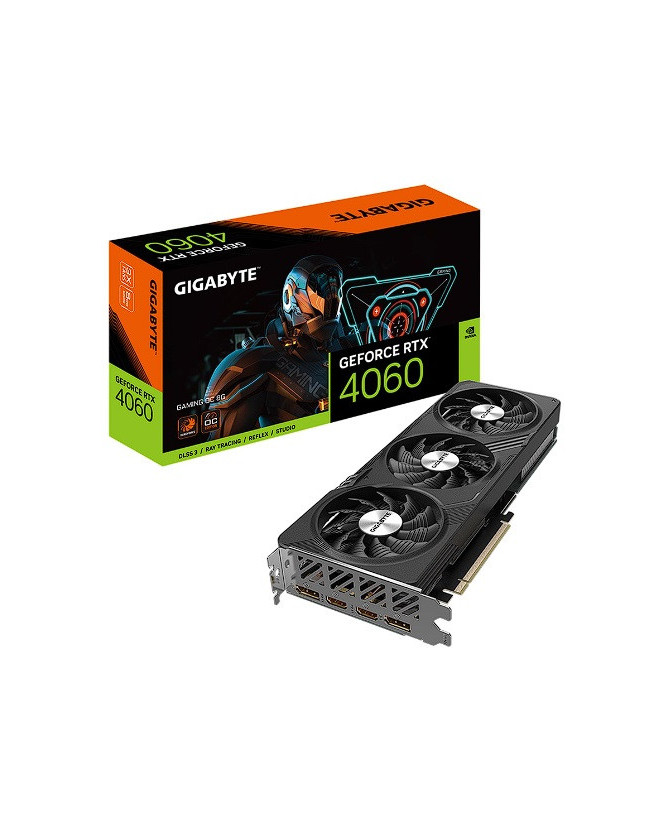 Gigabyte nVidia GeForce RTX 4060 Gaming OC-8GD GDDR6 Video Card GV-N4060GAMING OC-8GD 1.0