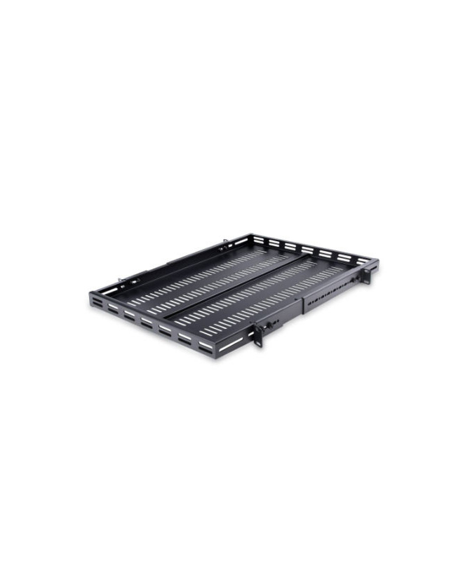 Startech 1U 4-Post 19.5" to 38" Adjustable Mounting Depth Vented Rack Mount Shelf ADJSHELFHDV2 for Server