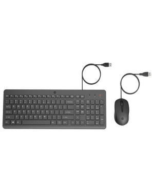 HP 150 Wired Keyboard and Optical Mouse Combo with 1600 DPI 240J7AA