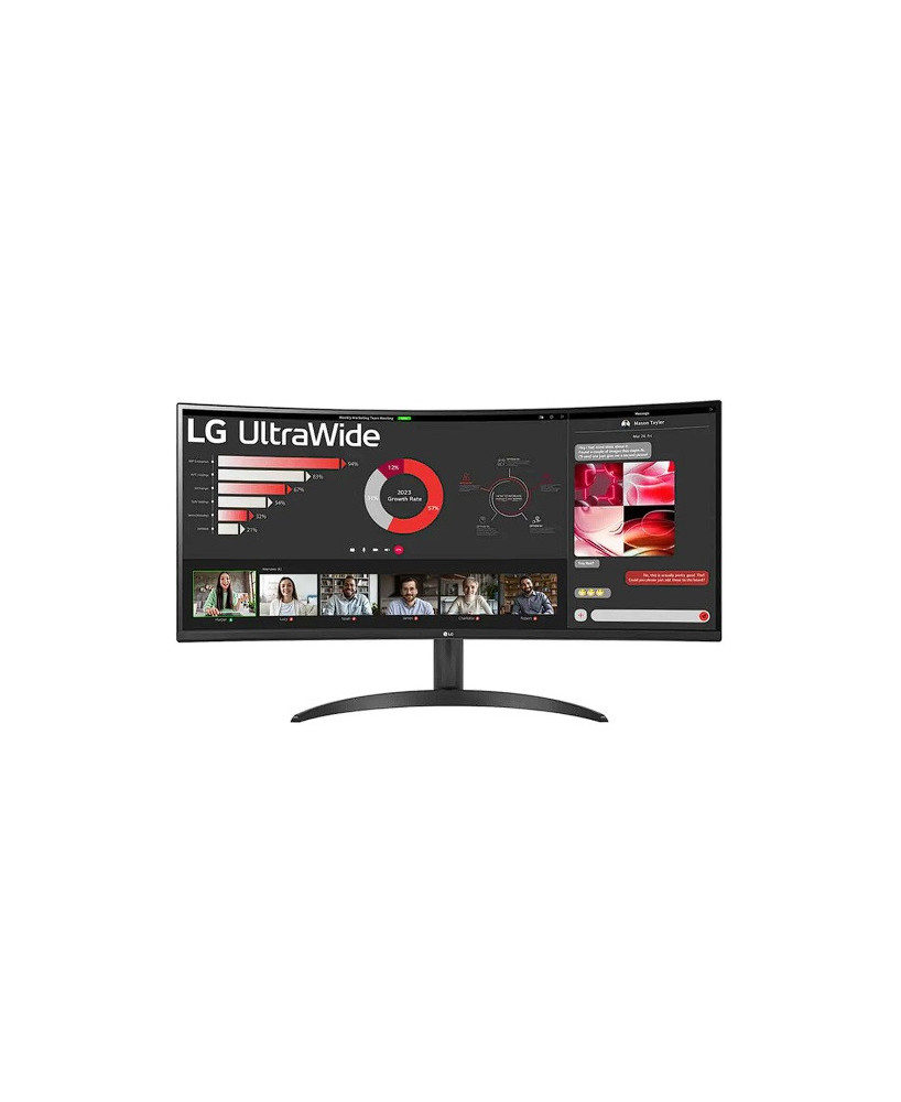 LG 34WR50QC-B 34" UltraWide Curved Gaming LCD Monitor