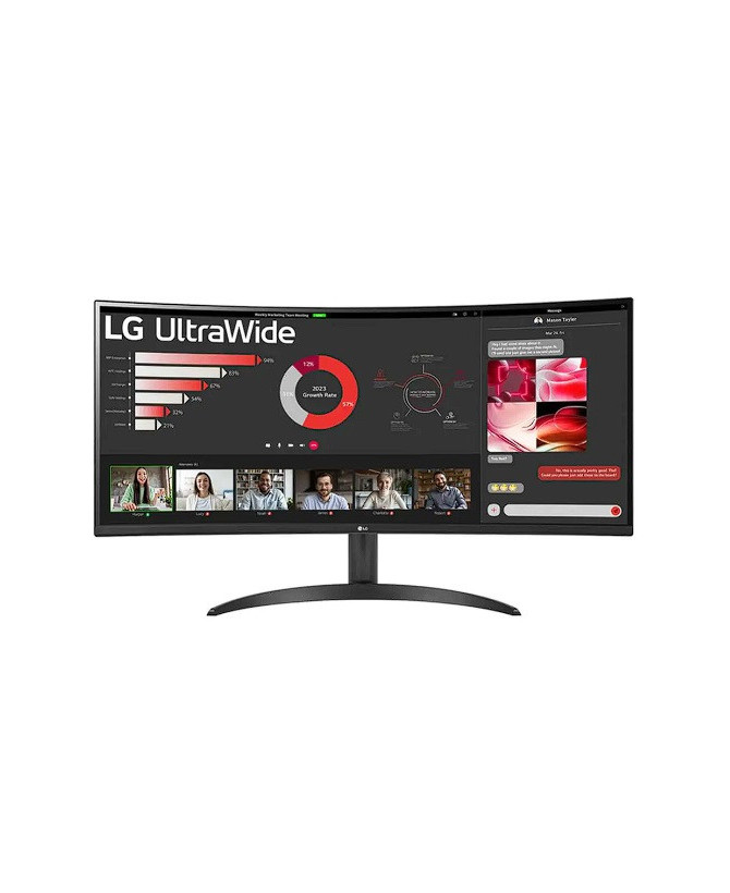 LG 34WR50QC-B 34" UltraWide Curved Gaming LCD Monitor