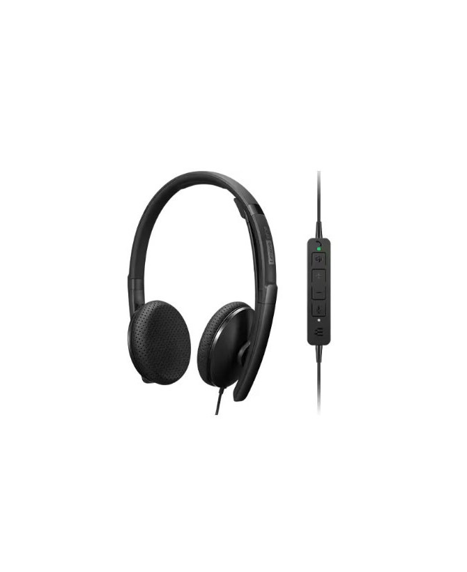 Lenovo Wired VoIP USB-A and USB-C Teams Stereo Headset 4XD1M45626