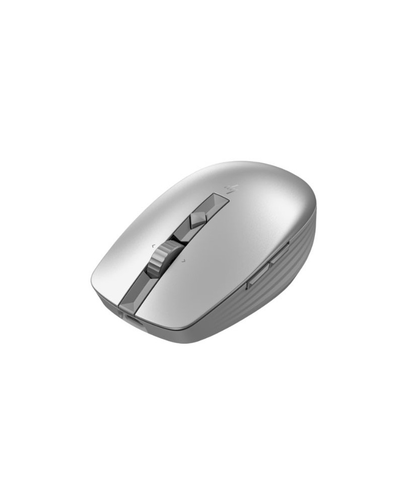 HP 710 Rechargeable Silent Bluetooth Mouse in Silver 6E6F1AA