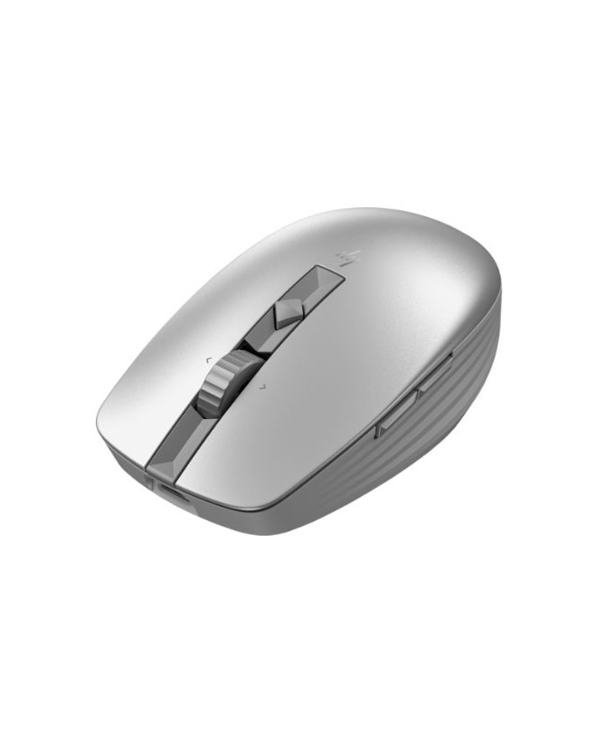 HP 710 Rechargeable Silent Bluetooth Mouse in Silver 6E6F1AA