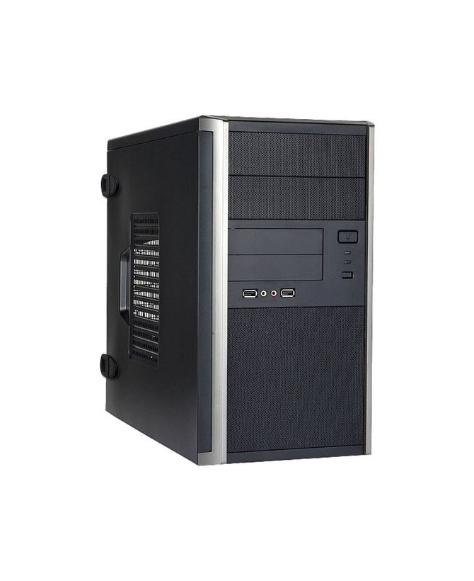 InWin EM035 Micro ATX Mid-Tower Computer Case in Black EM035BK400U3GOLD