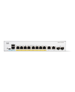 Cisco Catalyst 1200 8-Port PoE+ Gigabit Switch with 2x Combo Ports C1200-8P-E-2G