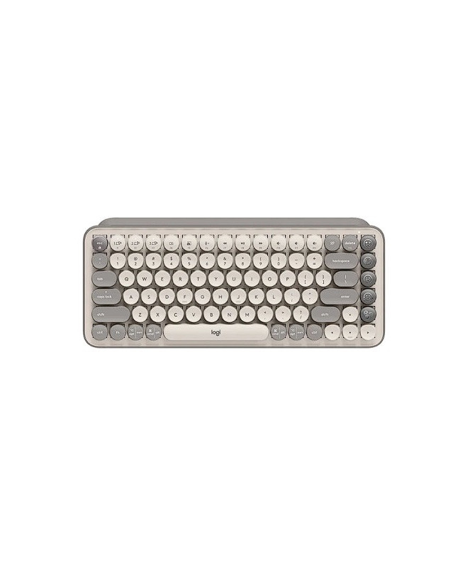 Logitech POP Keys Wireless Mechanical Keyboard with Customisable Emoji Keys in Mist 920-011226