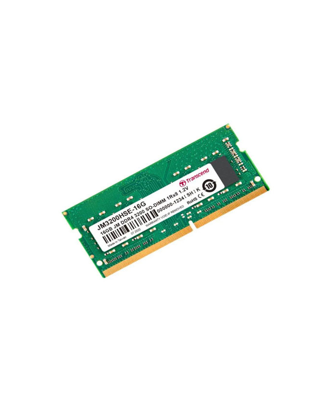 Transcend JetRAM 16GB DDR4 SDRAM 3200 MHz SoDIMM RAM Module JM3200HSE-16G for Notebook 