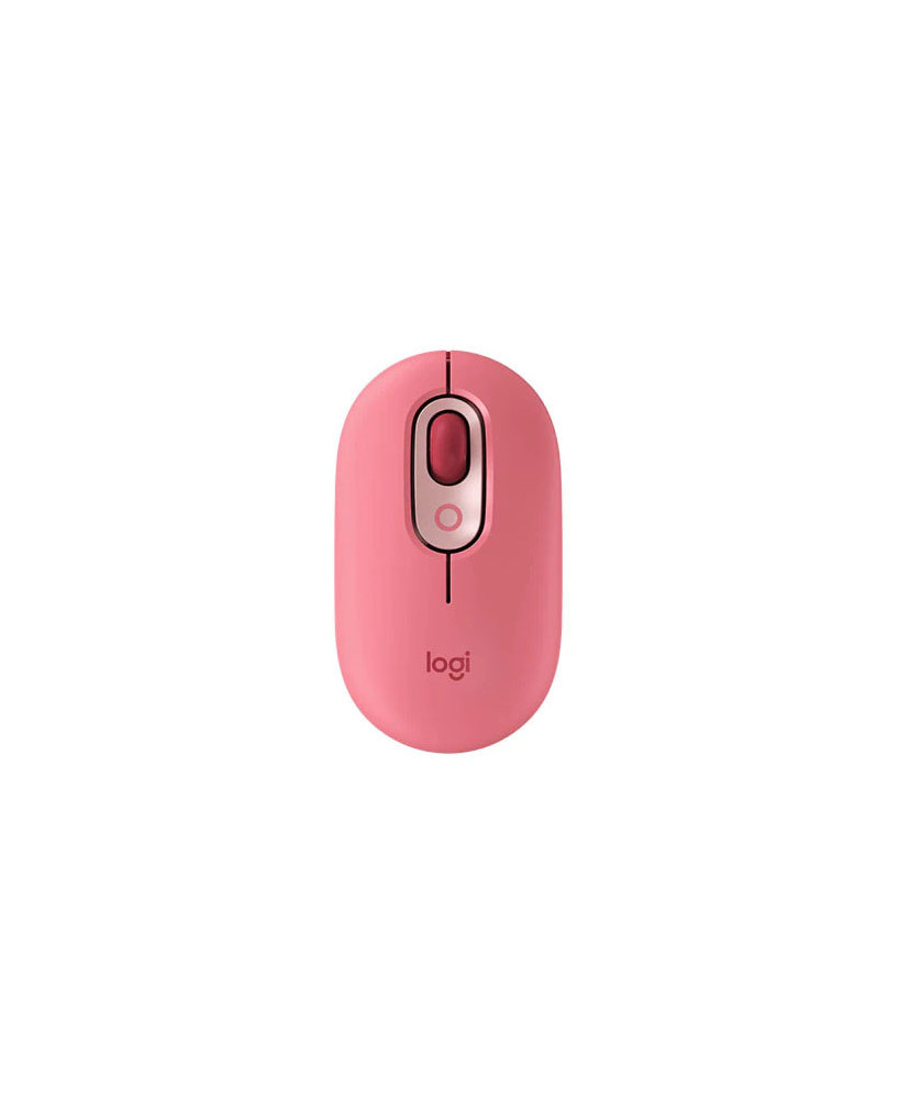 Logitech POP MOUSE 4-Button Optical Wireless Mouse in Heartbreaker 910-006516