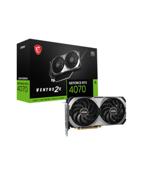 MSI NVIDIA GeForce RTX 4070 12GB GDDR6X 192-bit Graphics Card GEFORCE RTX 4070 VENTUS 2X E 12G OC