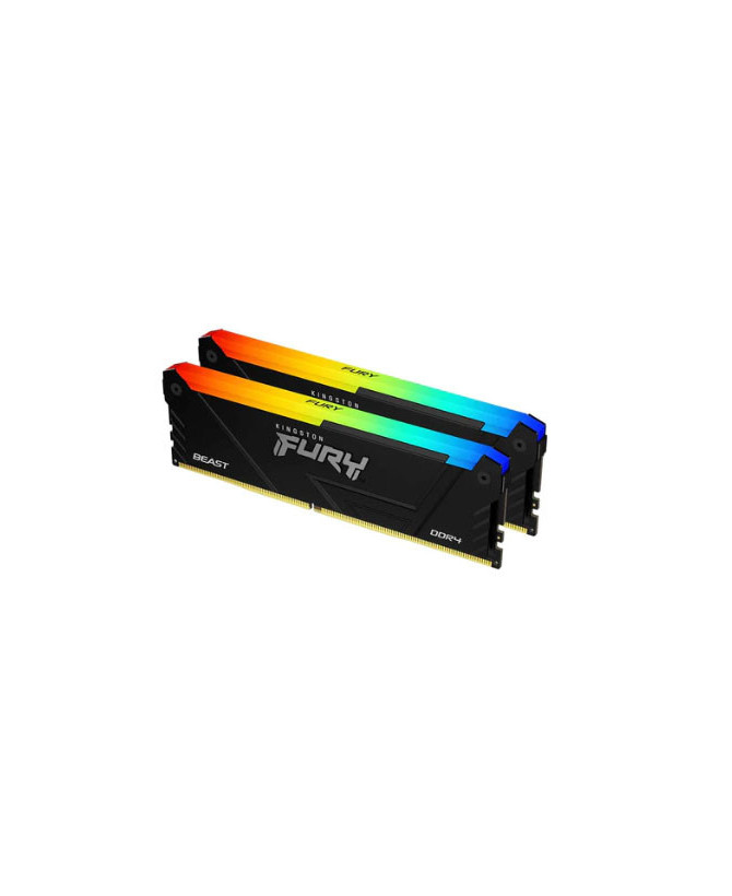 Kingston Fury Beast 16GB DDR4-3600 CL17 288-Pin DIMM Kit KF436C17BB2AK2/16