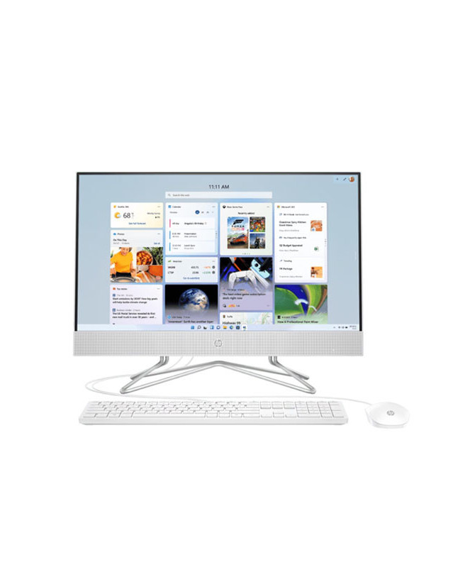 HP 24-df1017a 23.8" FHD i5-1135G7 8GB DDR4 3200 RAM 512GB PCIE-SSD Windows 11 Home All-in-One Desktop PC in White 888Q8PA