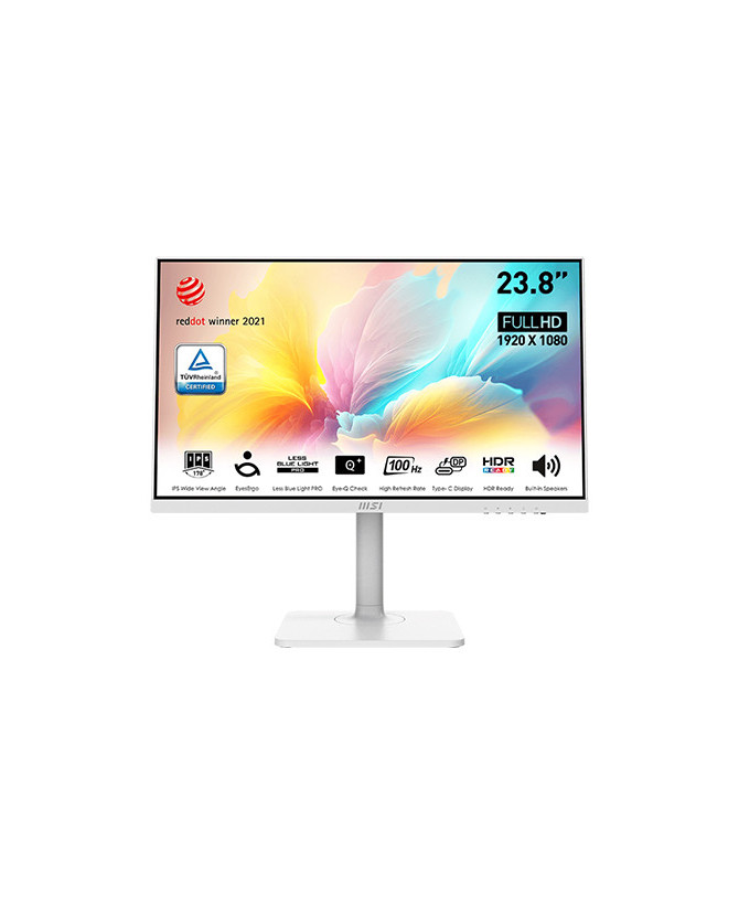 MSI 23.8" FHD IPS 100Hz 16:9 Business Productivity Monitor MODERN MD2412PW