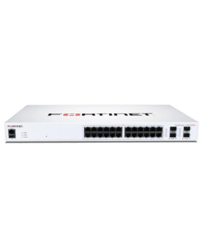 Fortinet FortiSwitch 100 24-Port Layer 2 370W PoE Manageable Ethernet Switch FS-124F-FPOE