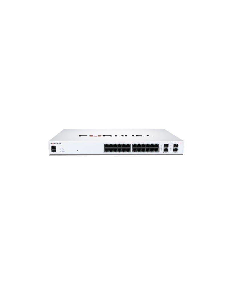 Fortinet FortiSwitch 100 24-Port Layer 2 370W PoE Manageable Ethernet Switch FS-124F-FPOE