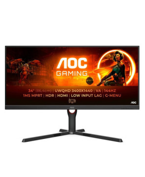 AOC 34" QHD 1MS IPS LED Gaming Monitor U34G3XM/EU