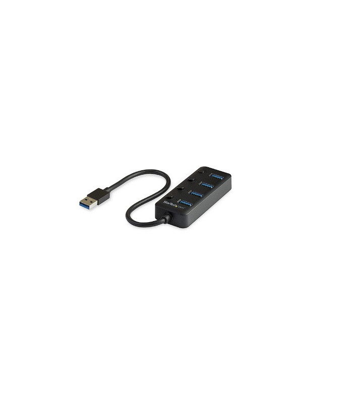 Startech 4-Port USB 3.0 Hub HB30A4AIB for PC, Linux, Mac