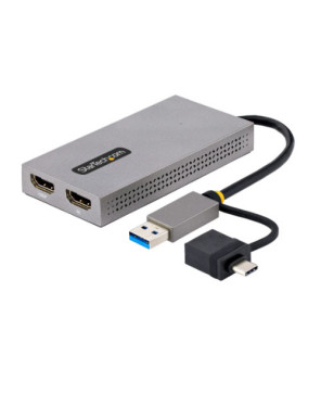 Startech USB 3.0 Type A/C to Dual HDMI Adapter 107B-USB-HDMI for Laptop and MacBook