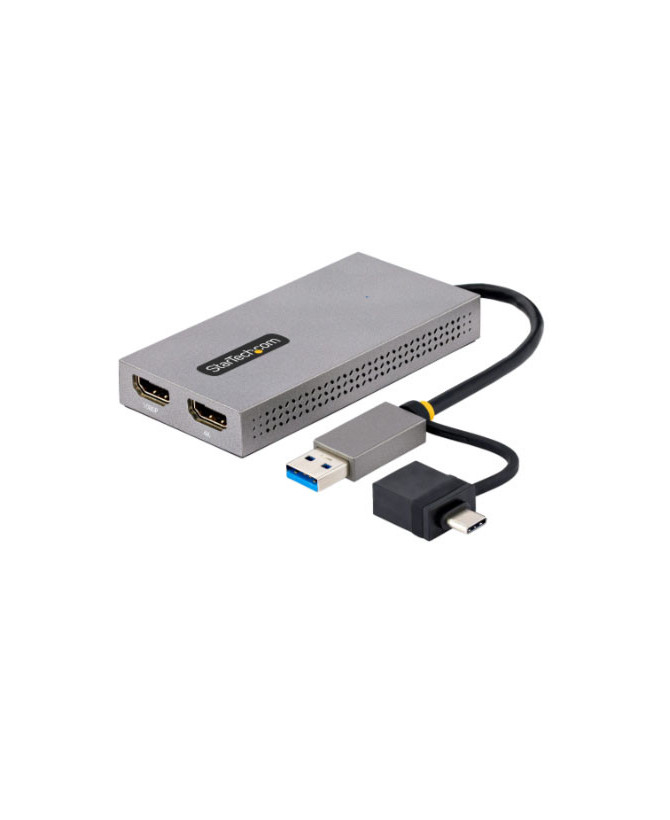 Startech USB 3.0 Type A/C to Dual HDMI Adapter 107B-USB-HDMI for Laptop and MacBook