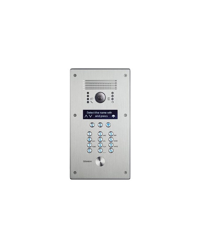 Bticino Monobloc vandal-resistant 2-Wires Digital Call Video Stainless Steel Entrance Panel 308040