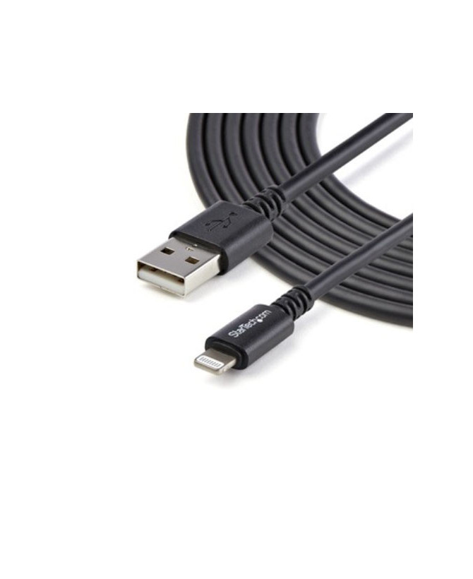 Startech 3m 8-Pin Lightning Connector to USB Cable in Black USBLT3MB for iPhone, iPod and iPad