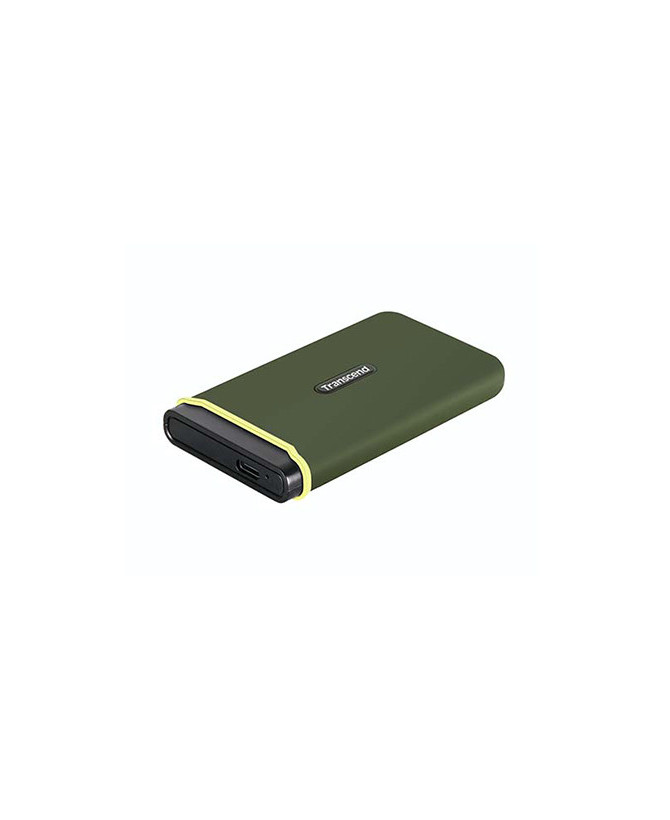 Transcend ESD380C 2TB USB 3.2 Type-C Portable SSD in Military Green TS2TESD380C