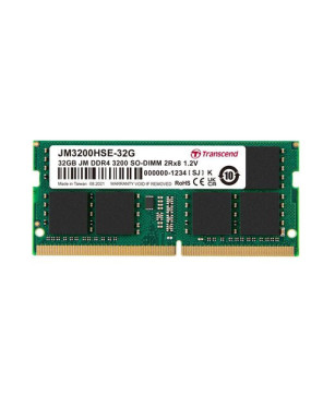 Transcend JetRAM 32GB 3200 MHz DDR4 SDRAM SoDIMM Memory Module JM3200HSE-32G for Notebook 