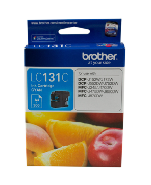 Brother LC-131C Cyan Ink Cartridge for DCP-J152W, J172W