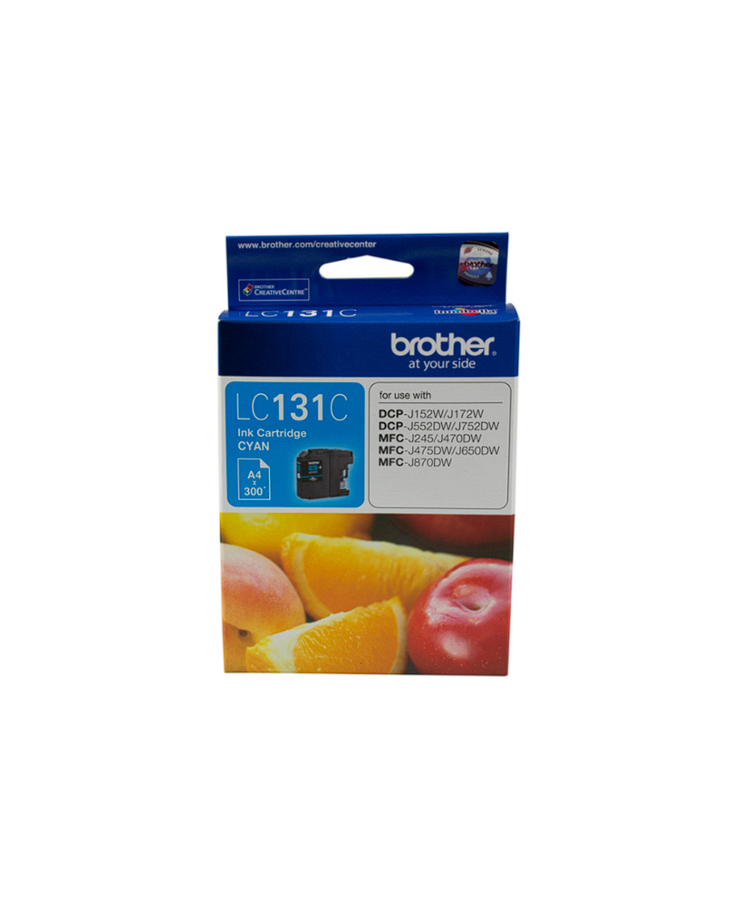 Brother LC-131C Cyan Ink Cartridge for DCP-J152W, J172W