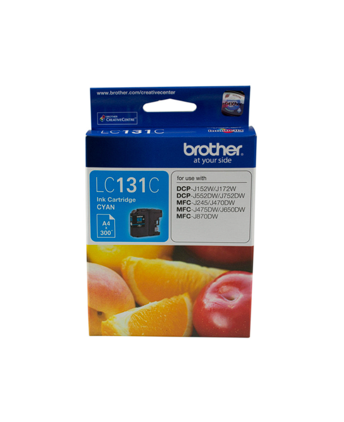 Brother LC-131C Cyan Ink Cartridge for DCP-J152W, J172W