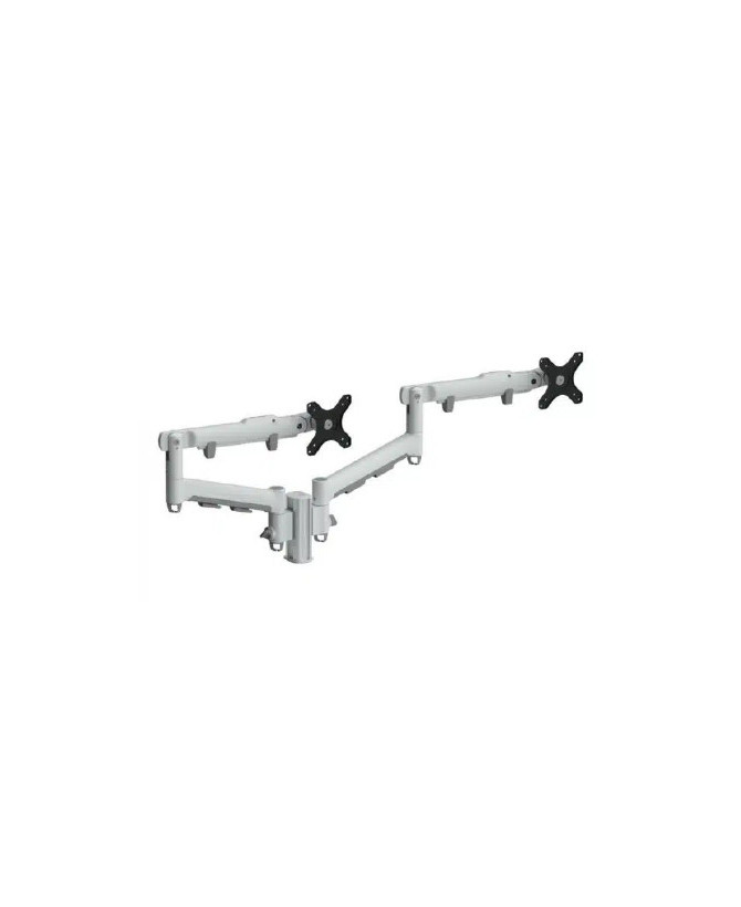 Atdec AWM Dual Monitor Arm Solution in White AWMS-2-D13-F-W-K for up to 27" Screens