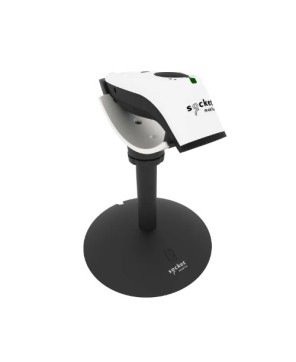 Socket SocketScan S720 Linear Barcode QR Code Reader in White with Charging Stand CX4068-3131