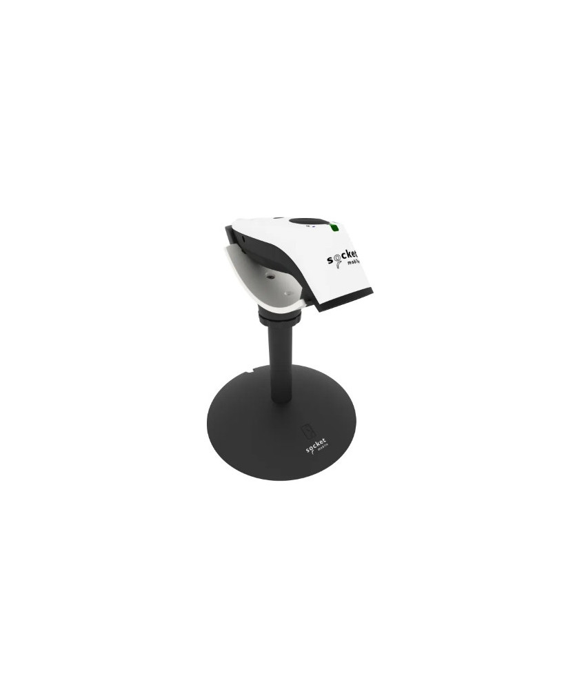 Socket SocketScan S720 Linear Barcode QR Code Reader in White with Charging Stand CX4068-3131