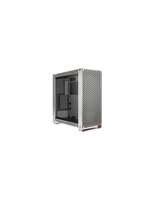 InWin DUBILI Tempered Glass Full-Tower Computer Case in Grey/Orange IW-CS-DUBILIGRY