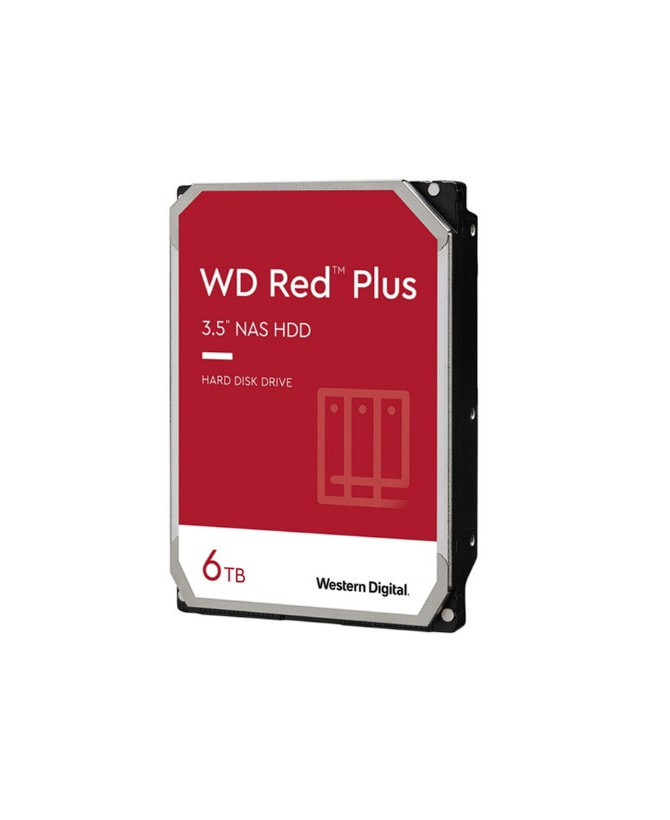 Western Digital Red Plus 6TB 3.5" NAS Hard Drive WD60EFPX