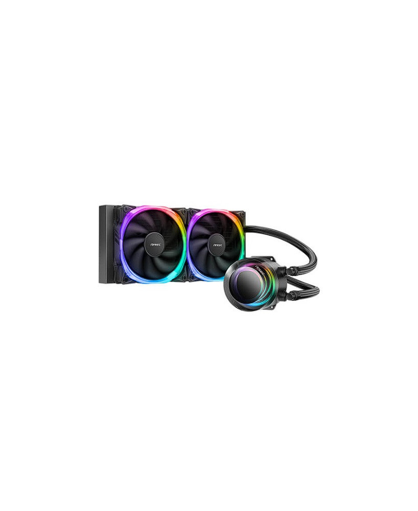 Antec Vortex 240 ARGB AIO Liquid CPU Cooler with ARGB Controller