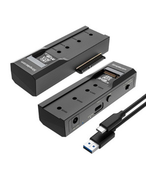 Simplecom SA536 USB to M.2 and SATA 2-IN-1 Adapter for 2.5" and 3.5" HDD