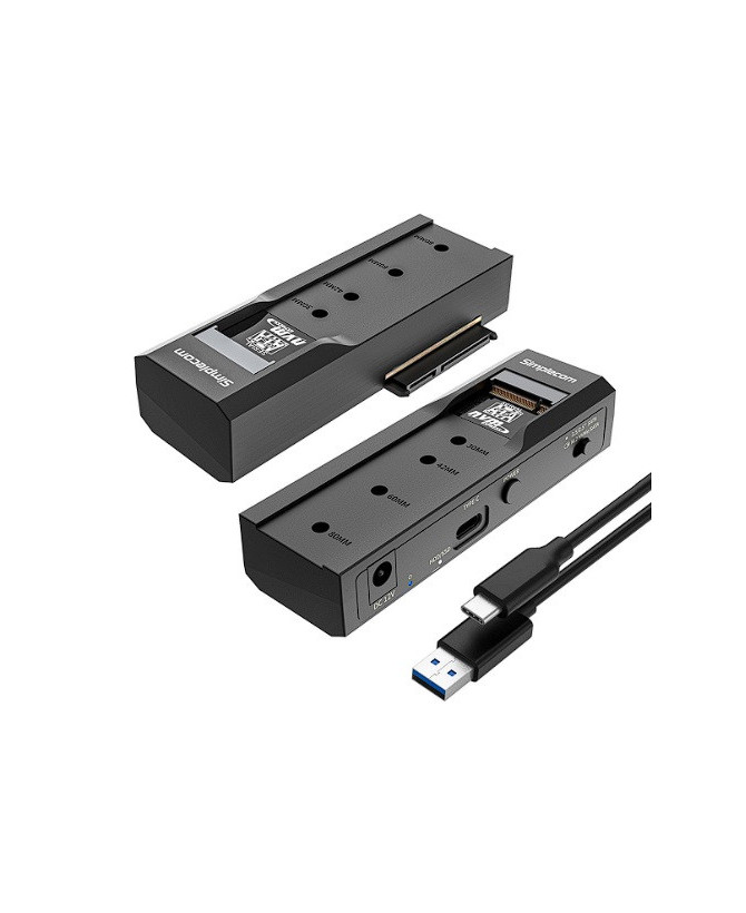 Simplecom SA536 USB to M.2 and SATA 2-IN-1 Adapter for 2.5" and 3.5" HDD