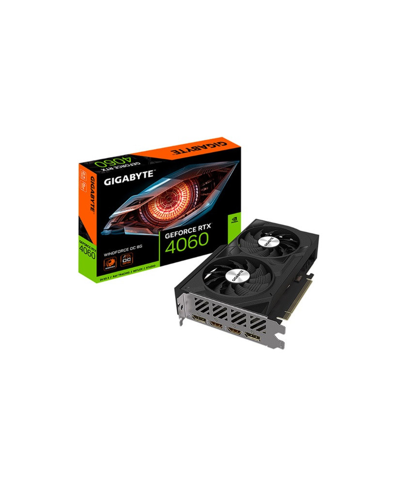 Gigabyte nVidia GeForce RTX 4060 GDDR6 Video Card GV-N4060WF2OC-8GD 1.0