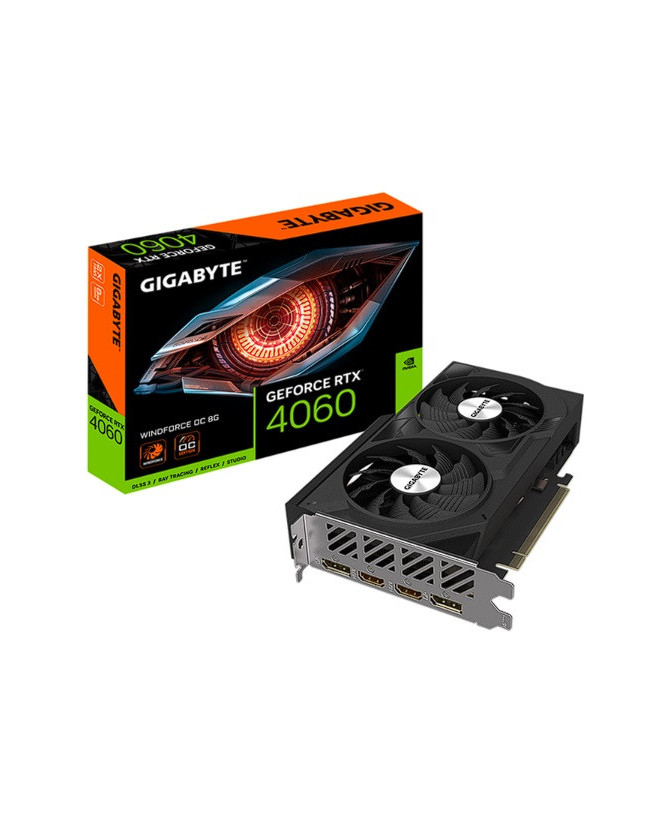 Gigabyte nVidia GeForce RTX 4060 GDDR6 Video Card GV-N4060WF2OC-8GD 1.0