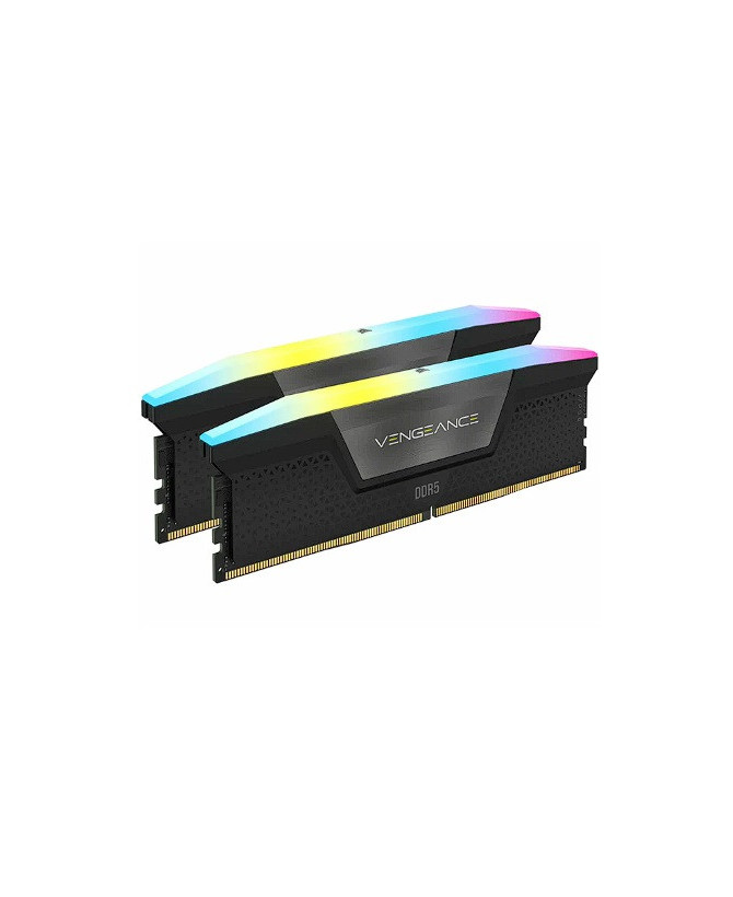 Corsair Vengeance RGB 32GB (2x16GB) DDR5 Black Gaming Memory CMH32GX5M2B6400C36