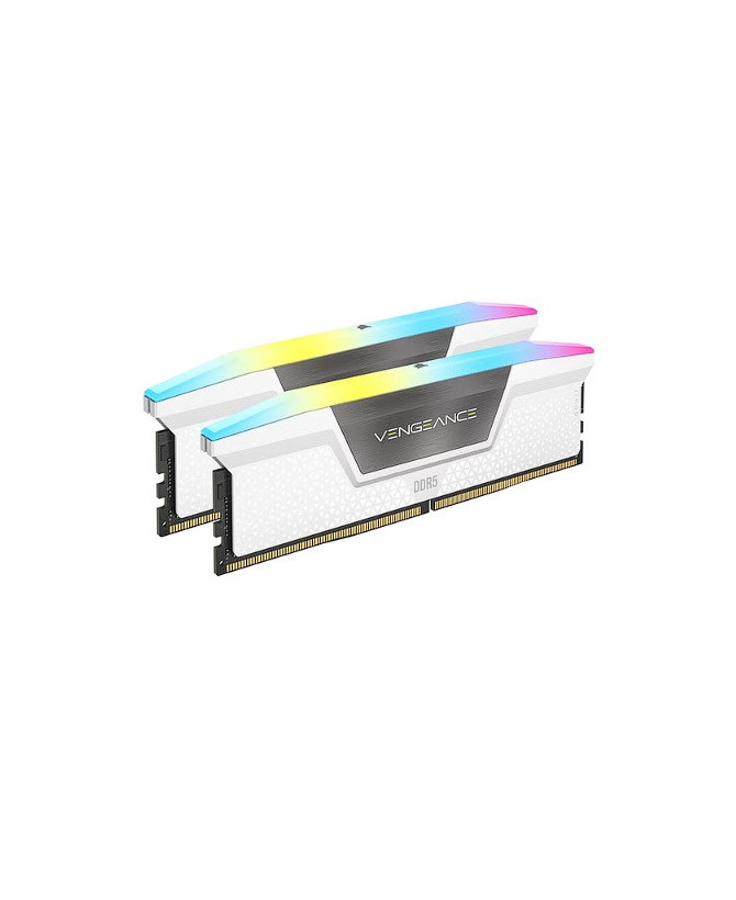 Corsair Vengeance RGB 32GB (2x16GB) DDR5 Gaming Memory in White CMH32GX5M2B5600C36WK