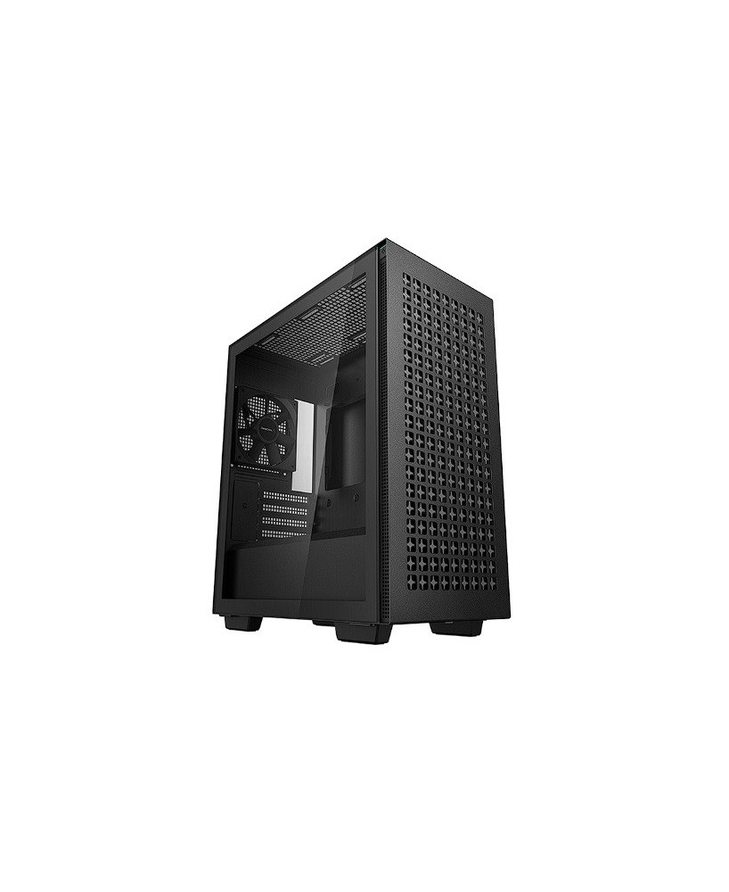 DeepCool CH370 Micro-ATX Tempered Glass Case in Black R-CH370-BKNAM1-G-1