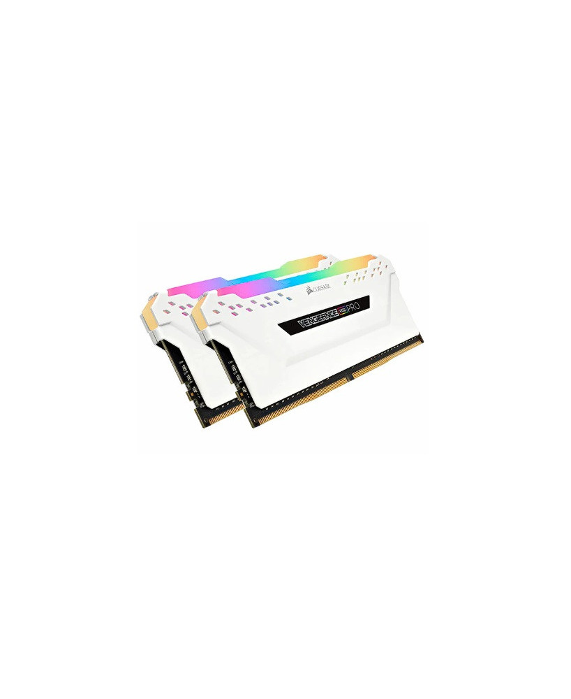 Corsair Vengeance RGB PRO 16GB (2x8GB) DDR4 Gaming Memory in White CMW16GX4M2E3200C16W