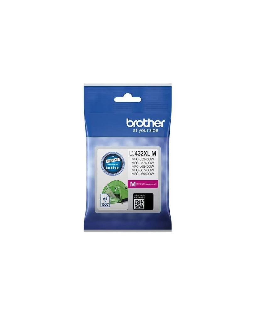 Brother Magenta Ink Cartridge LC-432XLM for Mfc-j5340dw, mfc-j5740dw