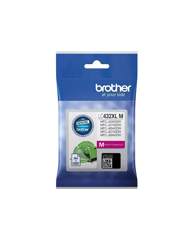 Brother Magenta Ink Cartridge LC-432XLM for Mfc-j5340dw, mfc-j5740dw