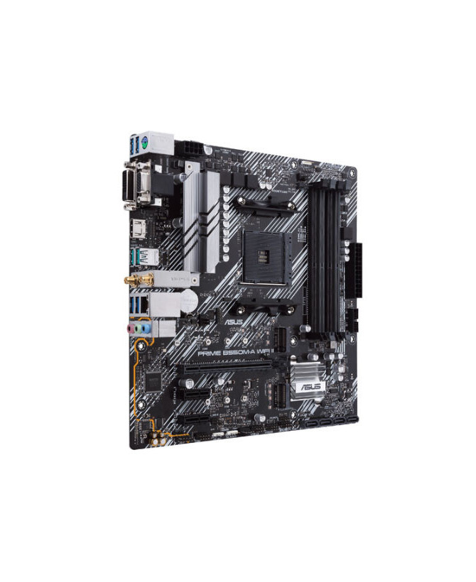 Asus Prime B550M-A WIFI II AM4 Micro ATX Desktop Motherboard with AMD B550 Chipset