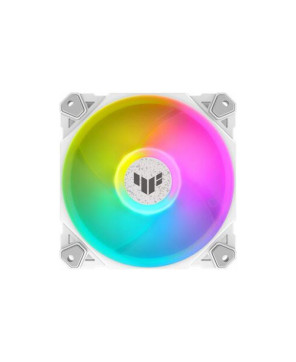 Asus TF120 ARGB LED Cooling Fan in White TUF GAMING TF120 WHITE ARGB for PC and Chassis