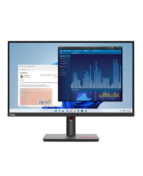 Lenovo ThinkVision T27P 30 27" UHD USB-C Height Adjustable Monitor 63A9GAR1AU